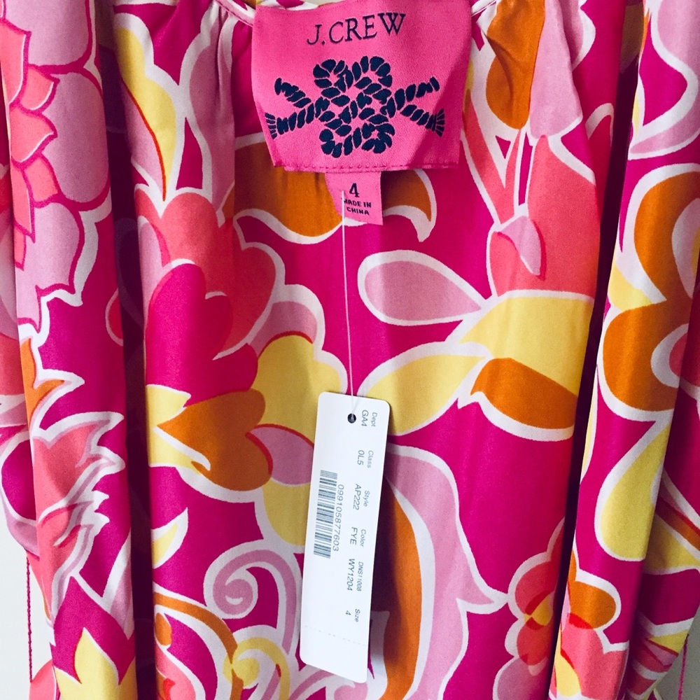 NWT J. Crew Silk Dress - Picture 7 of 10